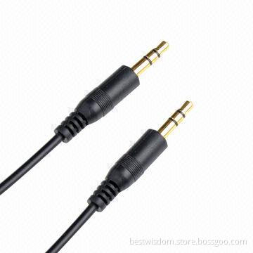 3.5mm Stereo Audio Cables, Compliance with iPhone, iTouch, Smartphones and MP3 Case